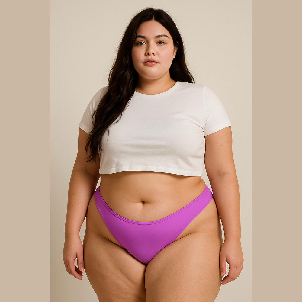 Skims medium coverage Bikini Bottoms Purple Pink Magenta color Size 4X NWT New